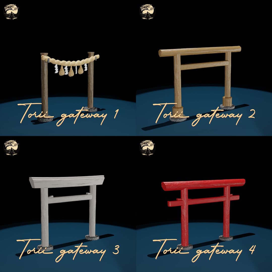 3D Printable Japanese  TORII PACKS