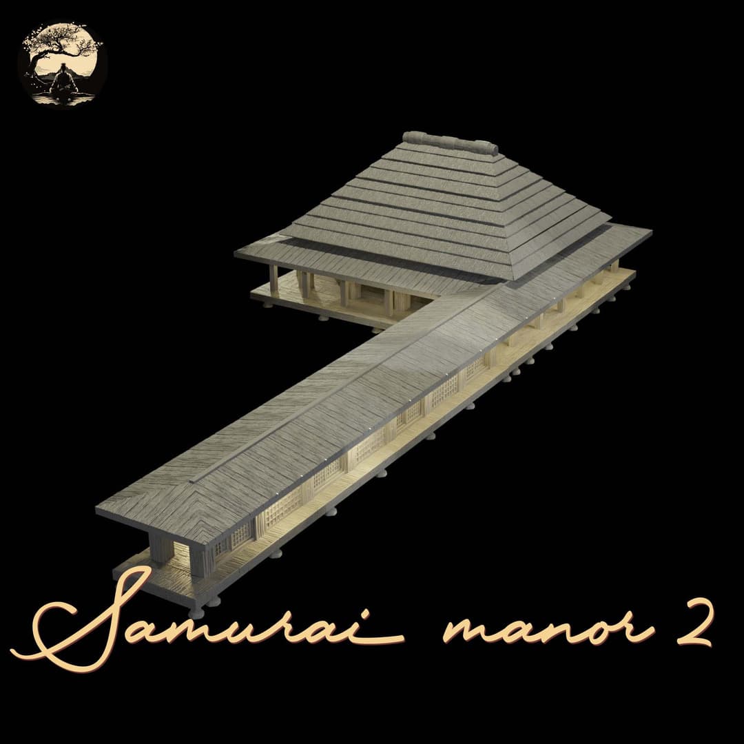 3D Printable Japanese Sm2 3D Printable Terrain 104 Silent Ronin Studios