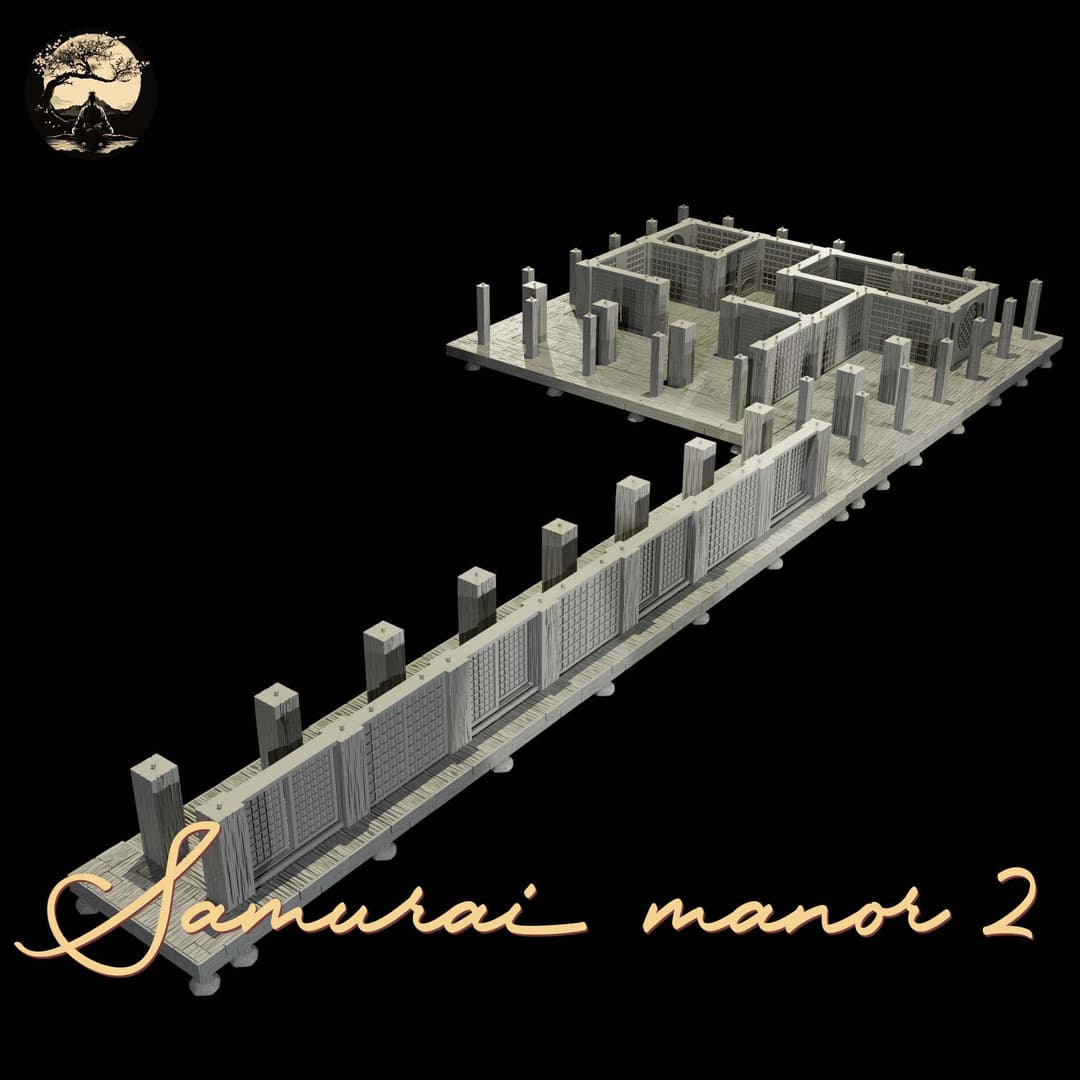 3D Printable Japanese Sm2 3D Printable Terrain 9 Silent Ronin Studios