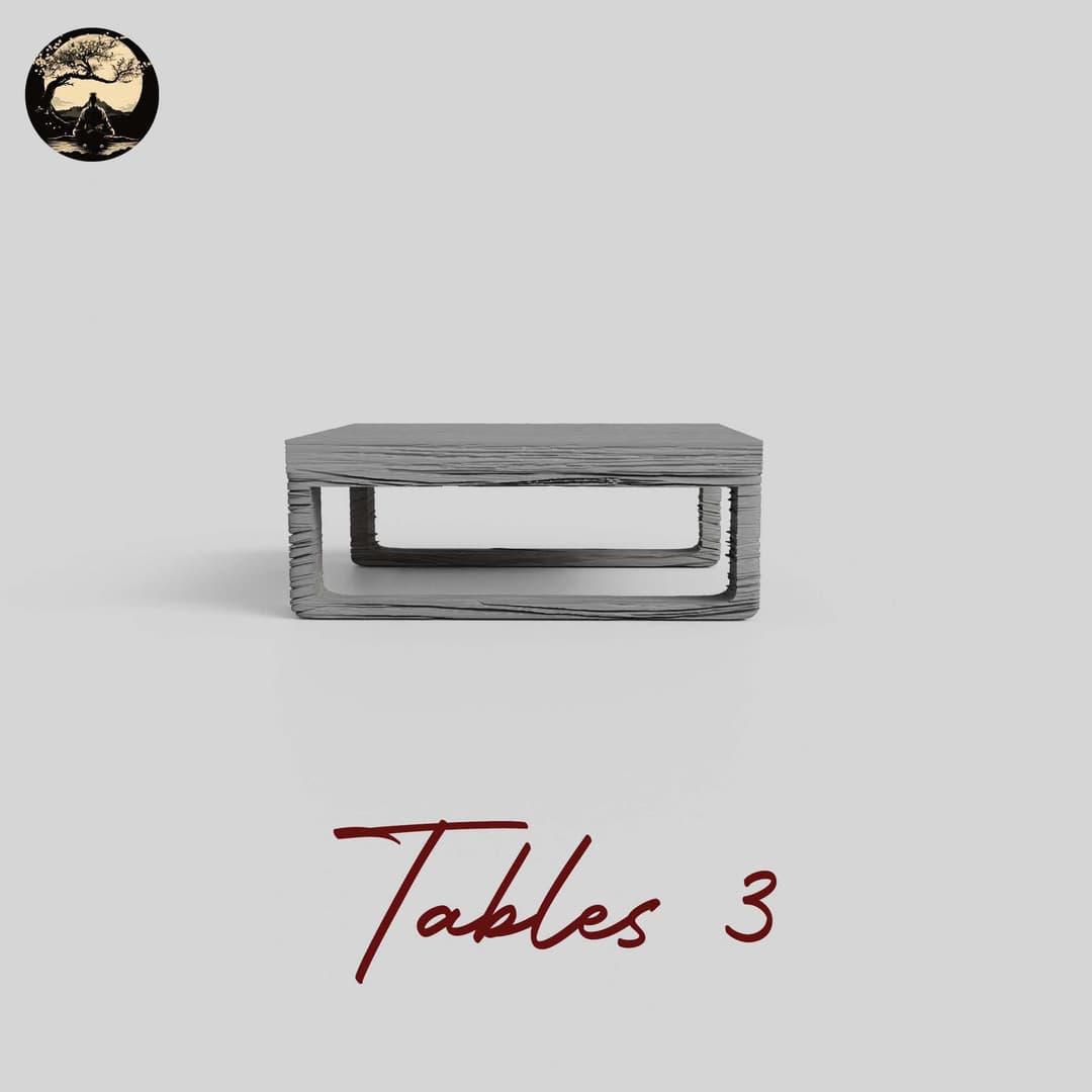 3D Printable Japanese Tables 3 3D Printable Terrain 4 Silent Ronin Studios