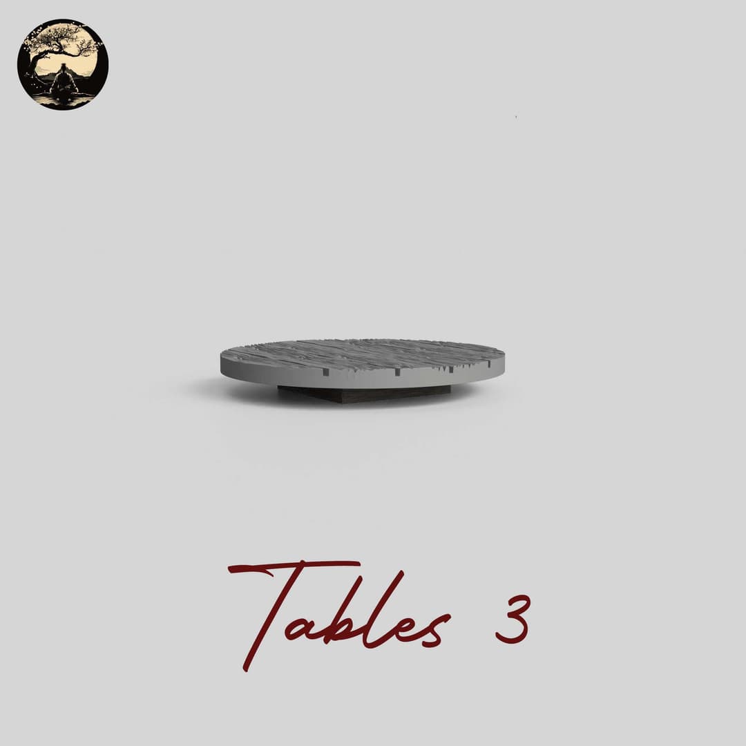 3D Printable Japanese Tables 3 3D Printable Terrain 5 Silent Ronin Studios