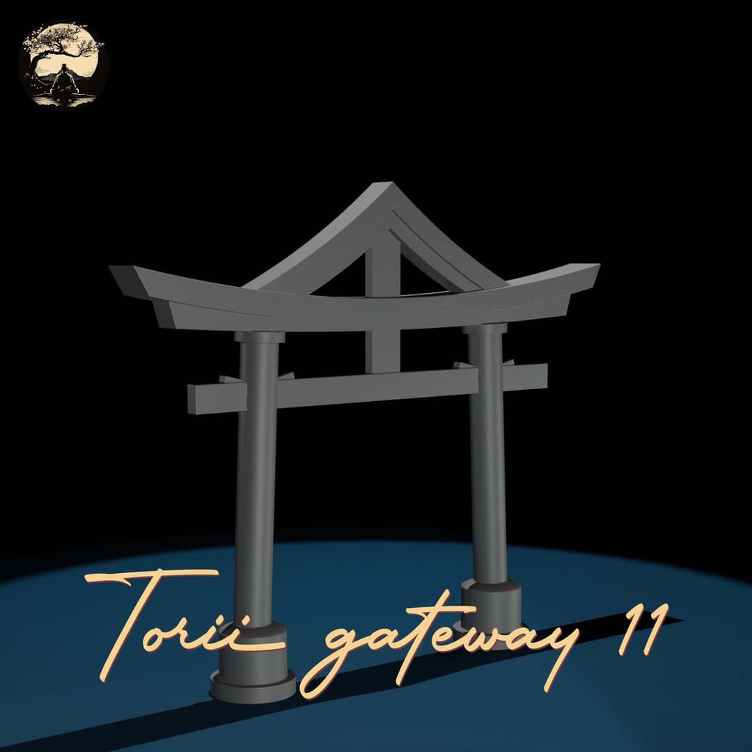 3D Printable Japanese Torii 11 3D Printable Terrain 1 Silent Ronin Studios