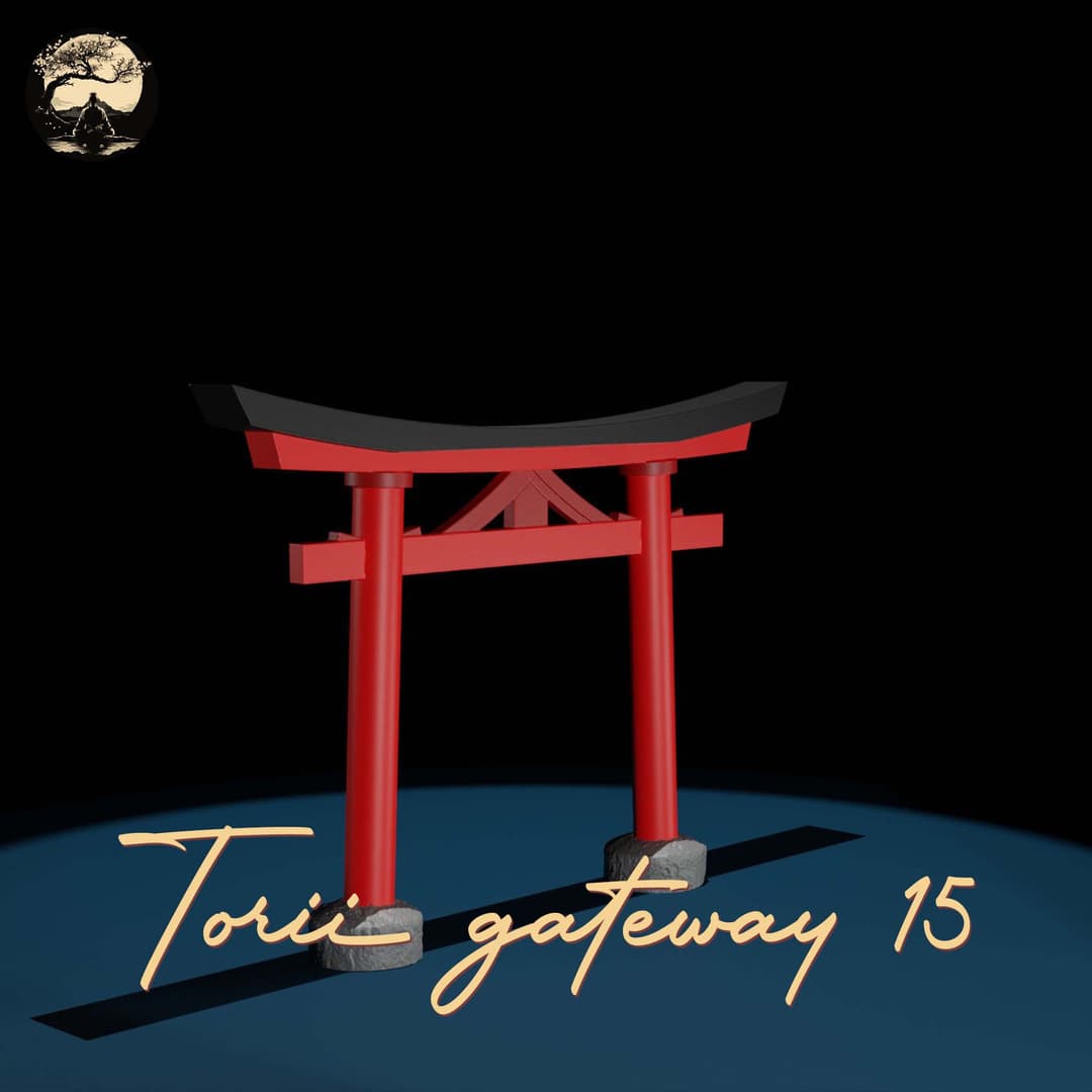 3D Printable Japanese Torii 15 3D Printable Terrain 0 Silent Ronin Studios