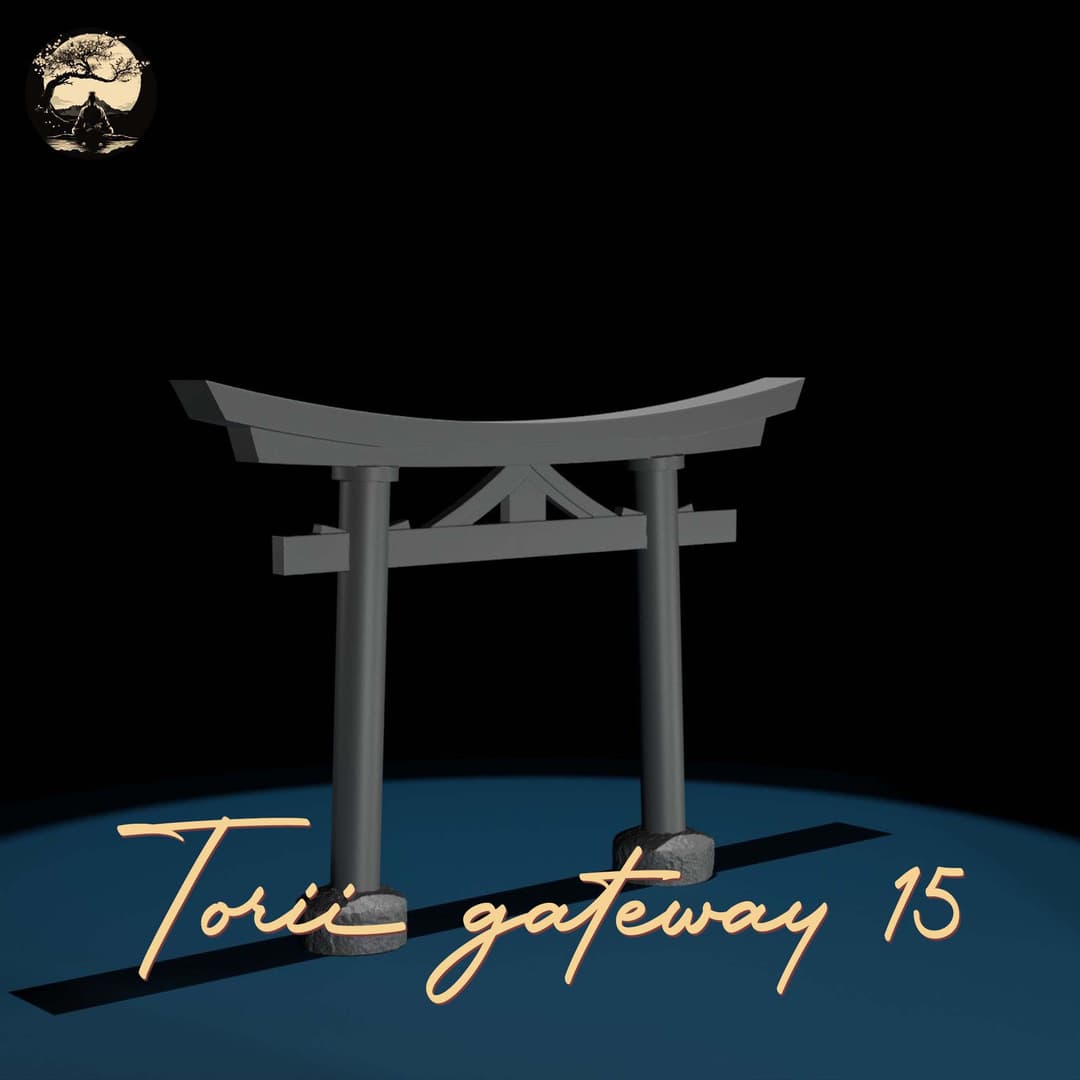 3D Printable Japanese Torii 15 3D Printable Terrain 1 Silent Ronin Studios