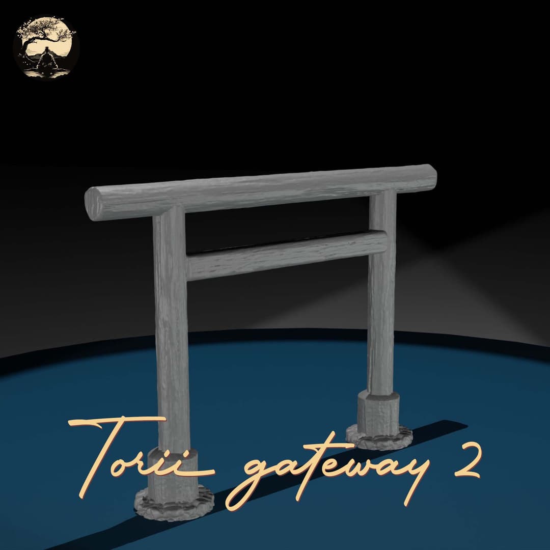 3D Printable Japanese Torii 2 3D Printable Terrain 1 Silent Ronin Studios