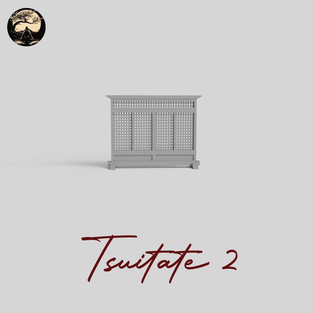 3D Printable Japanese Tsuitate 2 3D Printable Terrain 5 Silent Ronin Studios